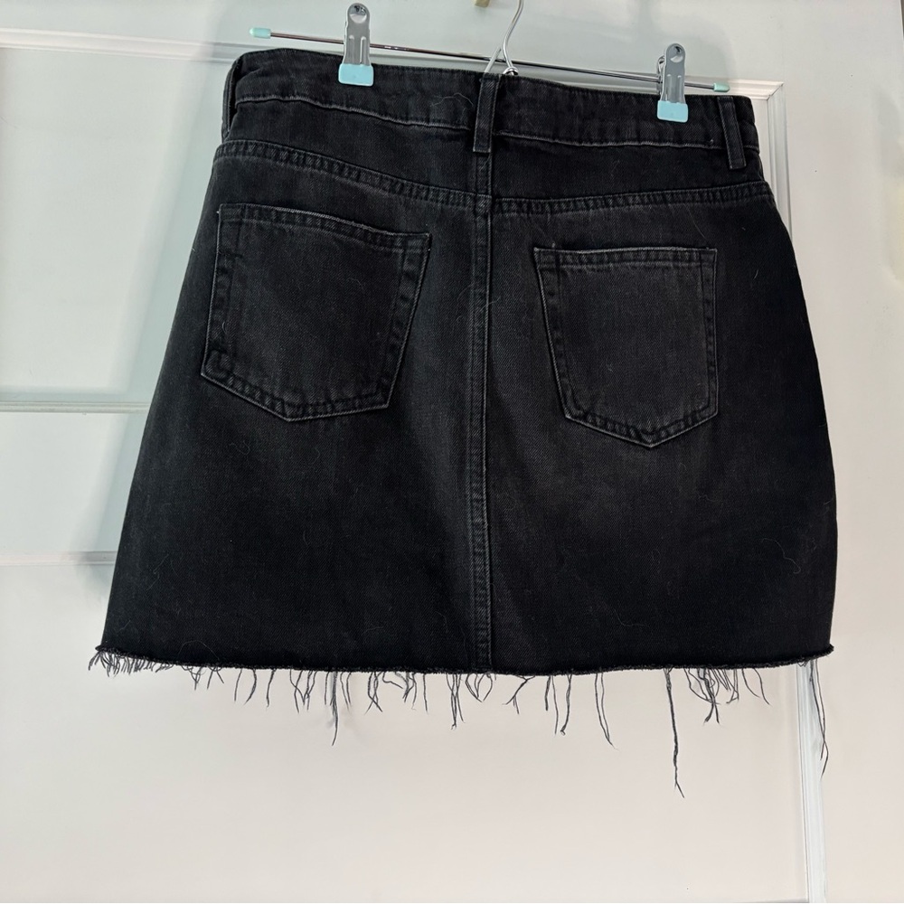 Topshop Black Embellished Mini Skirt - Picture 4 of 6
